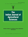 INDIAN JOURNAL OF AGRICULTURAL SCIENCES杂志封面